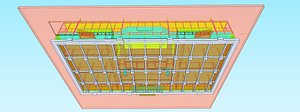 3D crown hall mies van model
