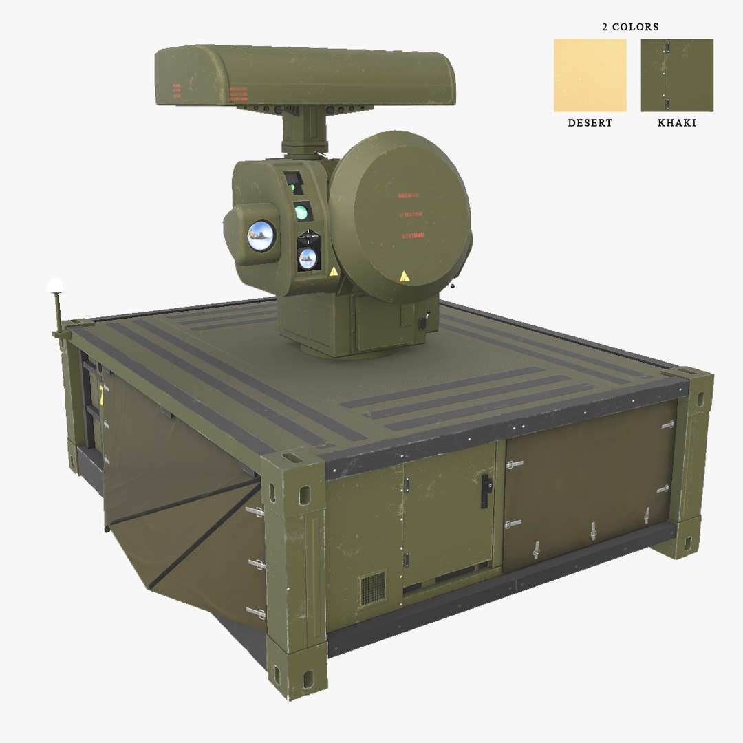 SKYSHIELD OERLIKON FIRE CONTROL UNIT 3D Model - TurboSquid 2072297