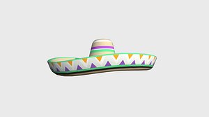 Mexican Hat 07 Sombrero - Character Design Fashion model
