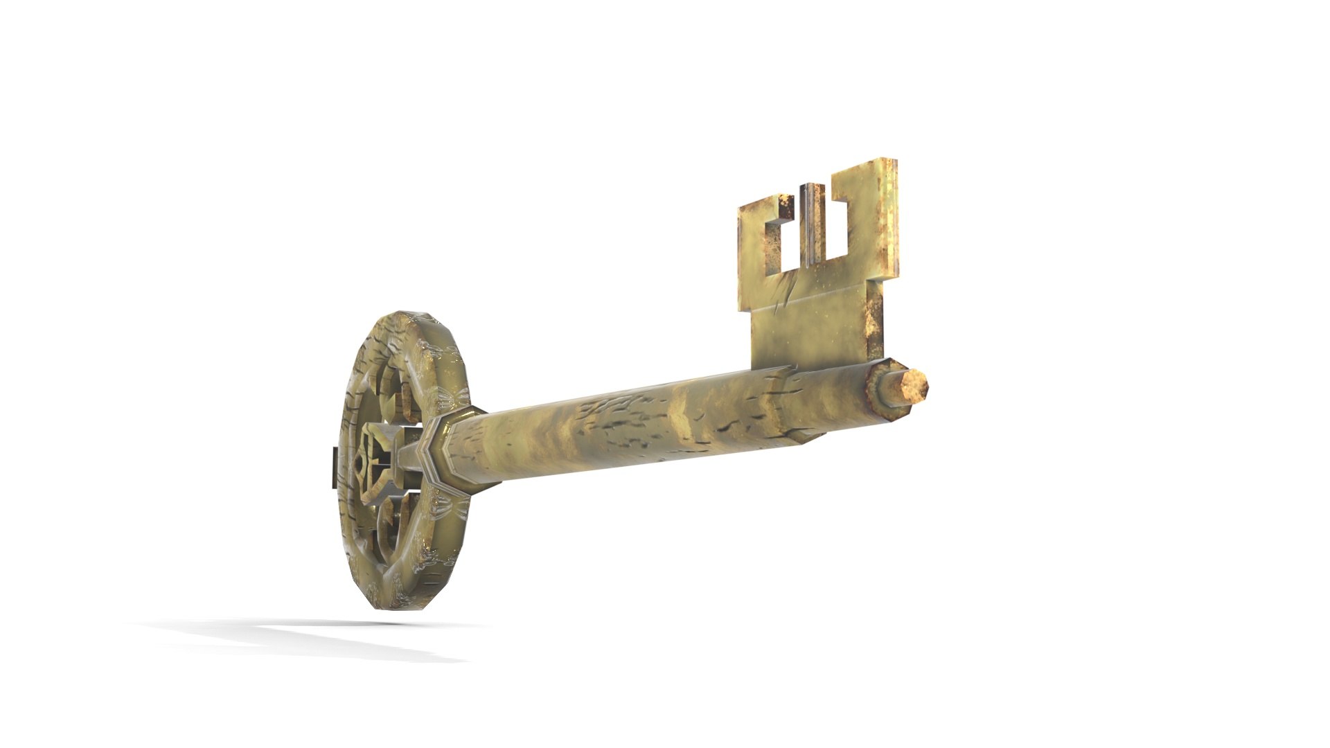 Low Poly Ornate Key 3D Model - TurboSquid 2254994