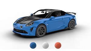 3D Alpine A100R 2023 3d model