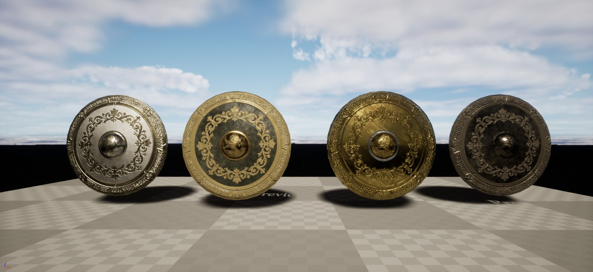3D Fantasy Round Shield Regalia - 4 Skins PBR Game Ready model https://p.turbosquid.com/ts-thumb/rF/evZpzL/T1/13/jpg/1783622843/1920x1080/fit_q87/403e340731d568389cf3207527f7c77b59a0080e/13.jpg