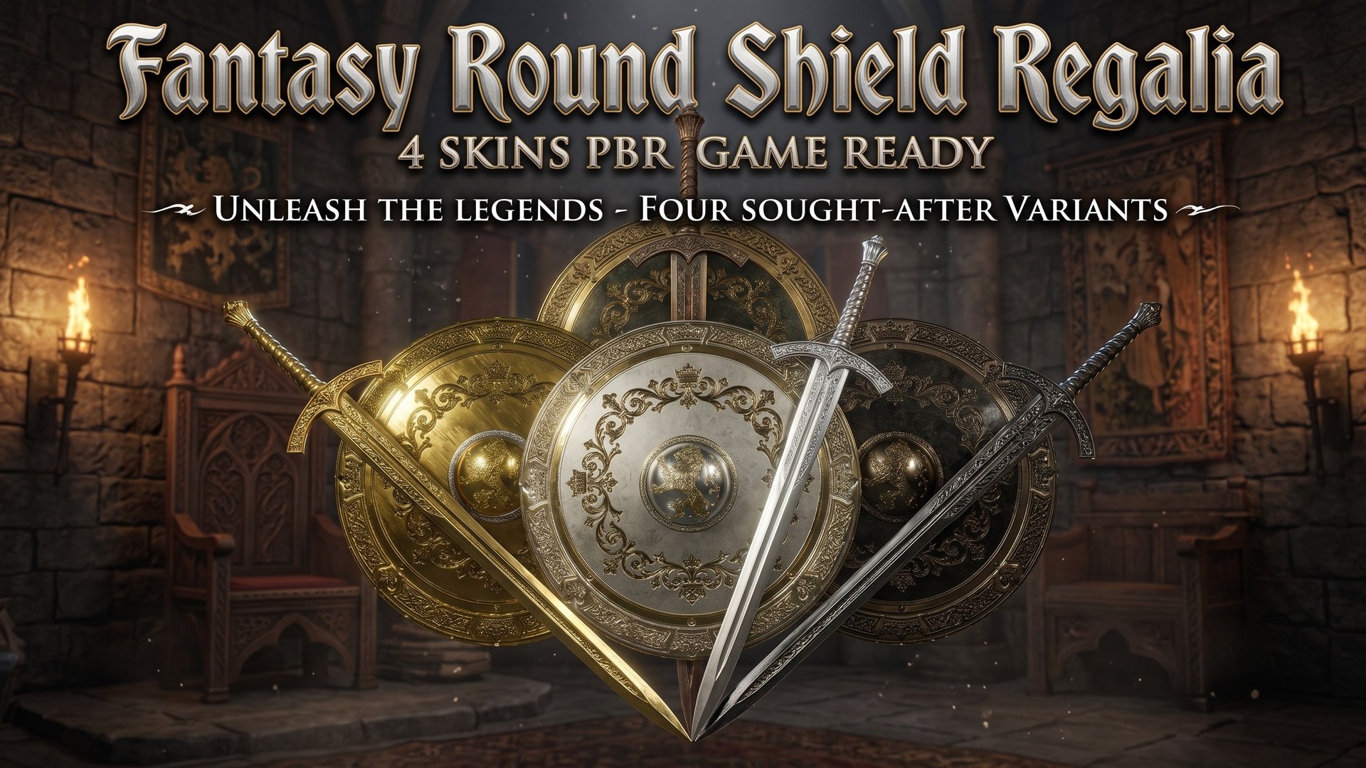3D Fantasy Round Shield Regalia - 4 Skins PBR Game Ready model https://p.turbosquid.com/ts-thumb/rF/evZpzL/qb/1/jpg/1783622823/1920x1080/fit_q87/870ff3e5068533ef5b843b08d394a4925d31c50f/1.jpg
