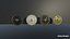 Fantasy Round Shield Regalia - 4 Skins PBR Game Ready