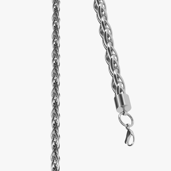 Palma Jewelry Silver Chain 3D