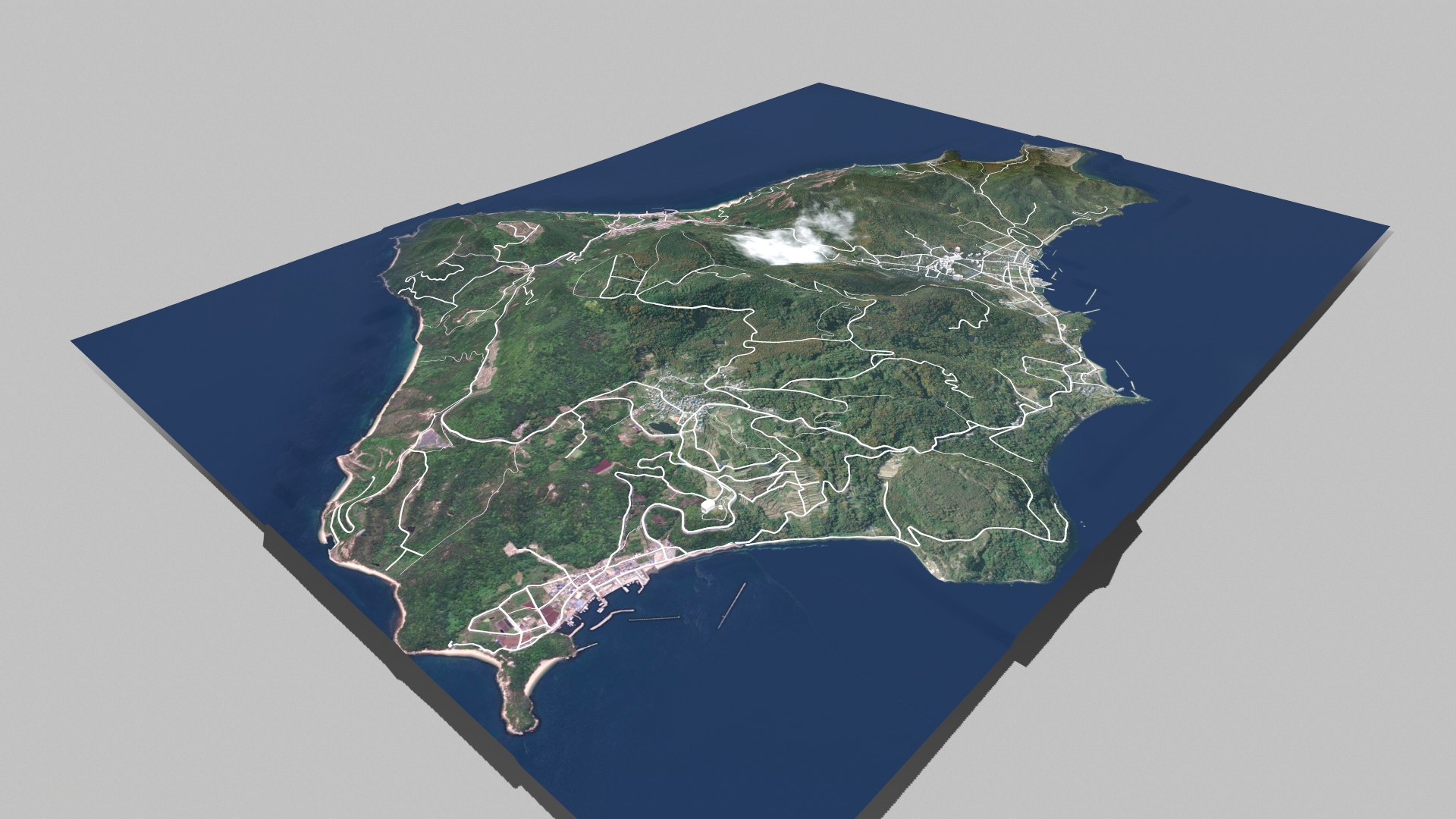 3D Model Teshima Island Japan - TurboSquid 2142876