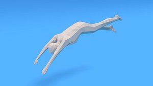 3D diving kid