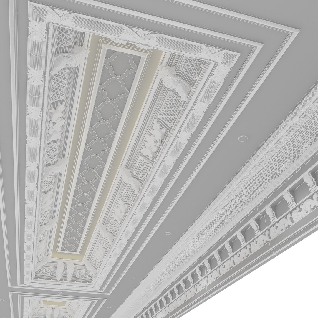 cornice ceiling 3d 3ds