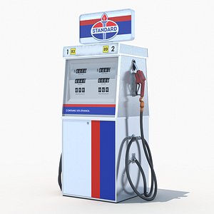 3d model of standard fuel dispenser