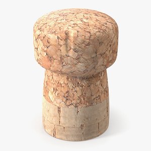 3D Bottle Cork Stopper model
