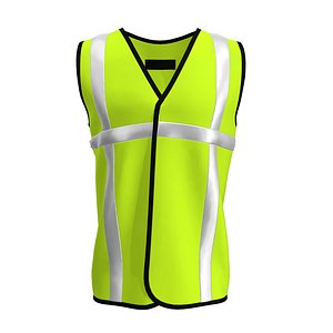 3D safety jacket model