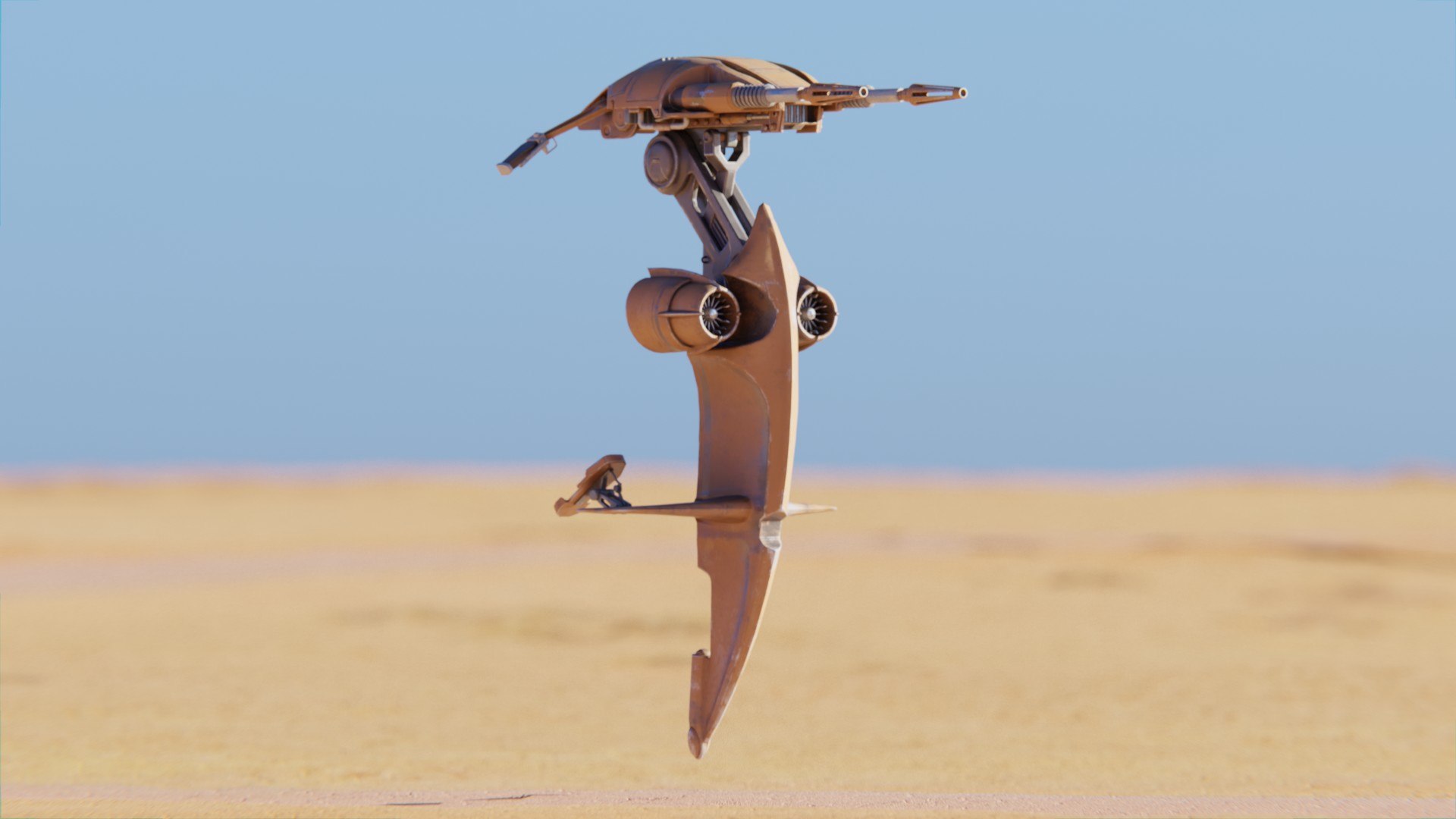 Star Wars STAP 3D Model - TurboSquid 2325966