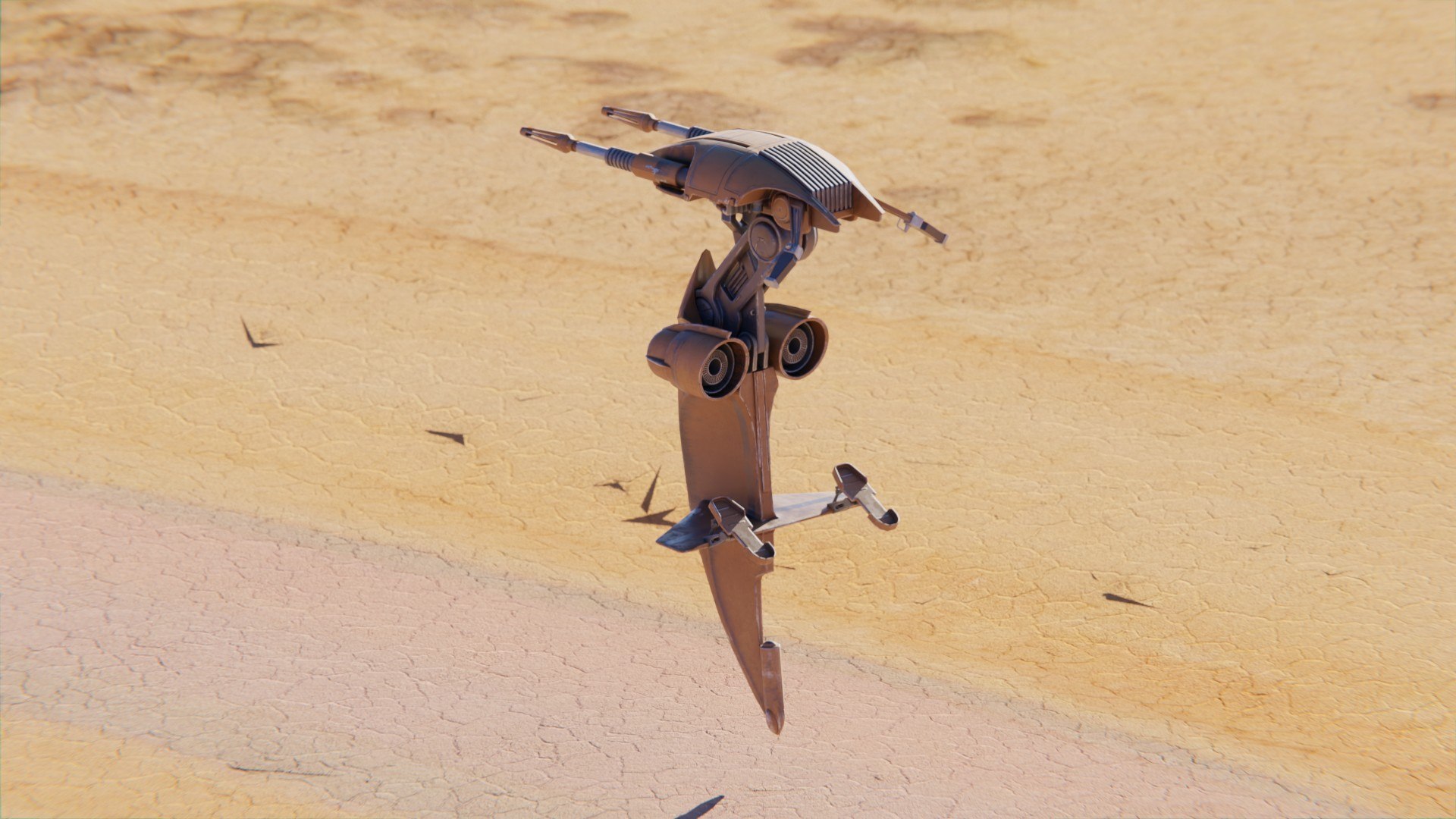 Star Wars STAP 3D Model - TurboSquid 2325966