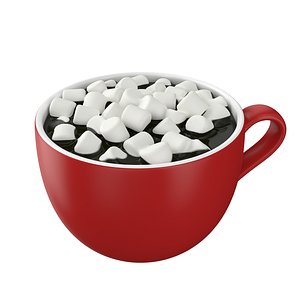 hot chocolate marshmallows model