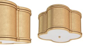 3D model Basil 17 Flush Mount