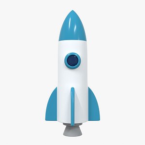 rocket icon 3D model