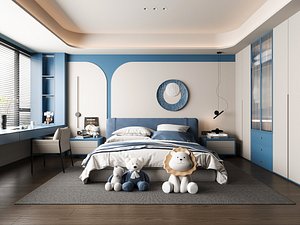 Modern bedroom 3D model