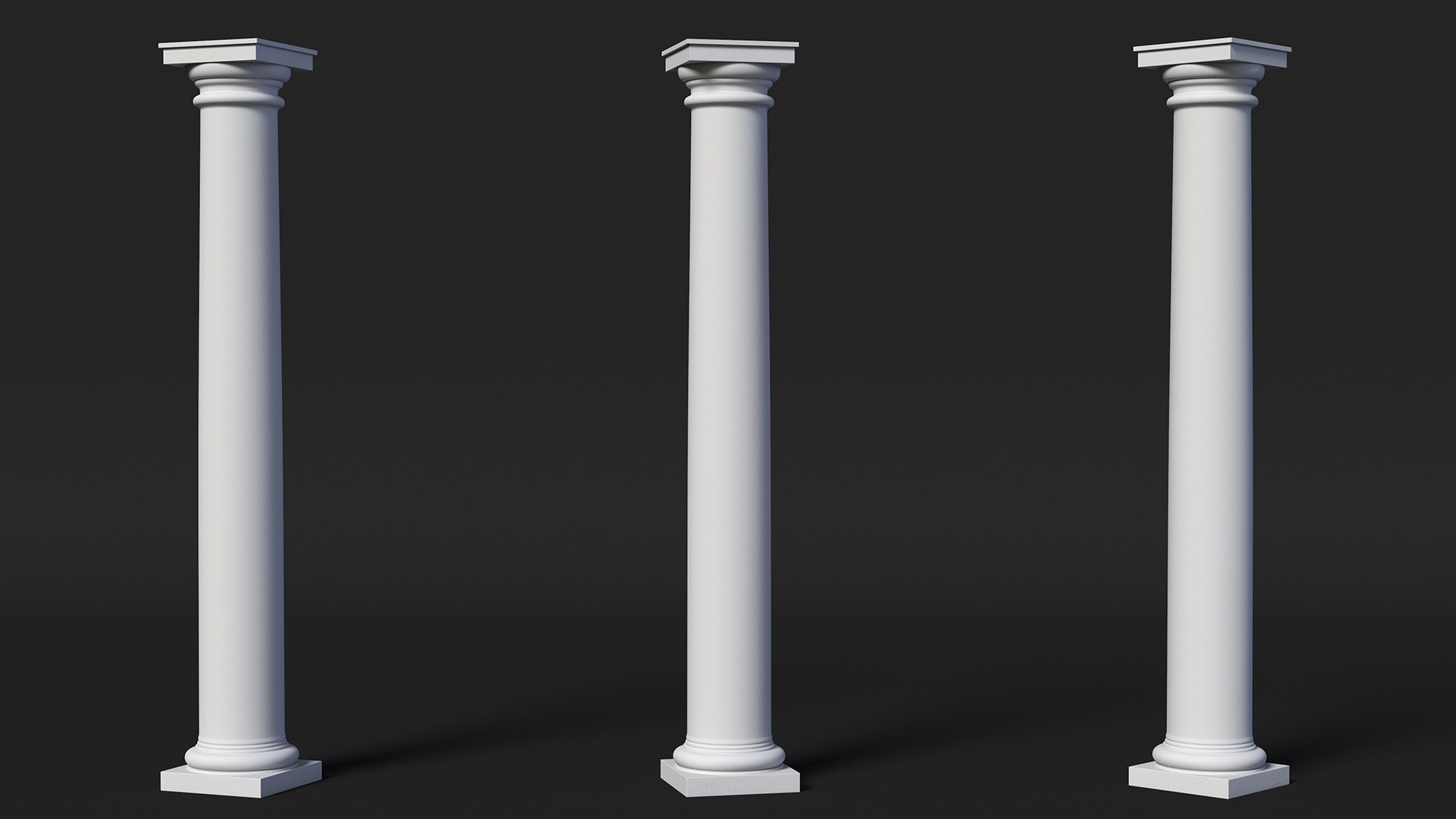3D Tuscan Order Classical Column - TurboSquid 2143713