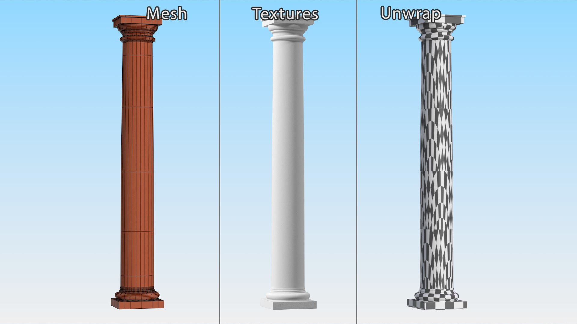 3D Tuscan Order Classical Column - TurboSquid 2143713