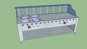 food service counter