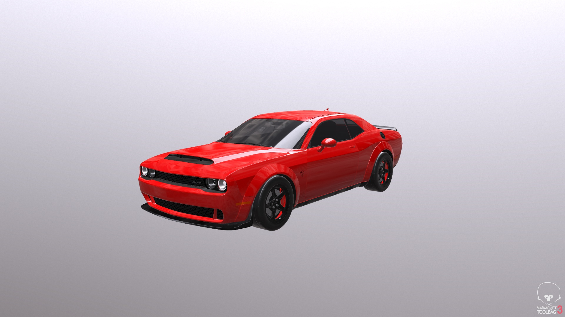 3D dodge challenger demon 2018 - TurboSquid 1588495