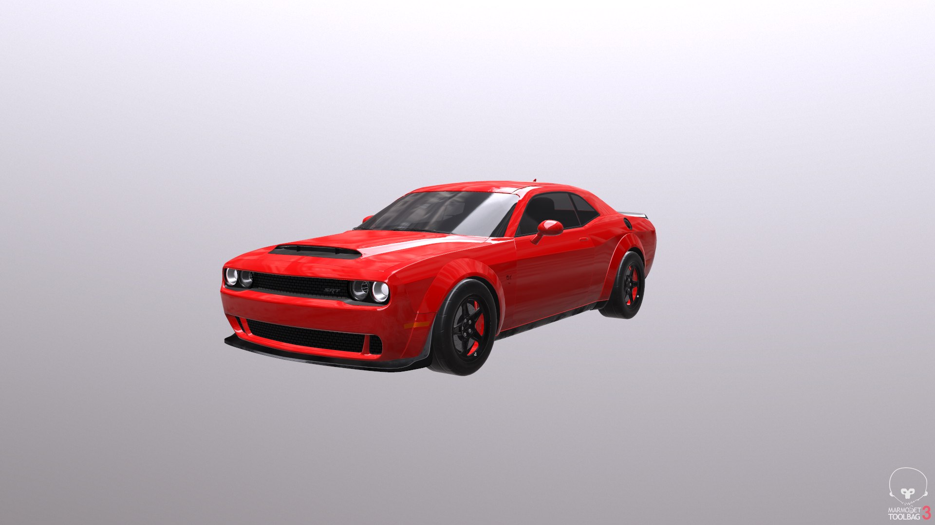 3D dodge challenger demon 2018 - TurboSquid 1588495