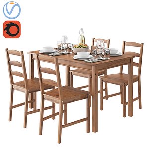 table chair ikea jokkmokk 3D model