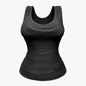 3D model Ladies Vest Tank