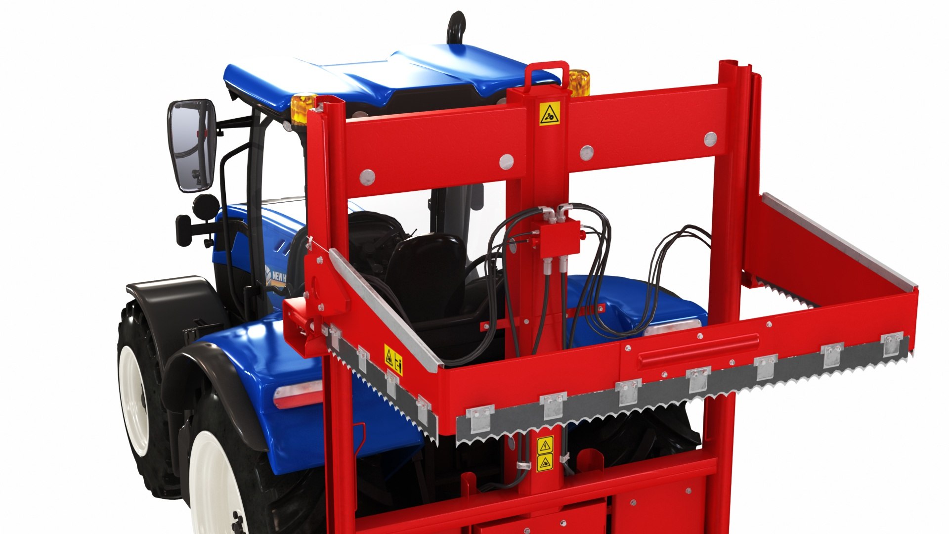 Tractor With Silage Cutter Model - TurboSquid 2018389