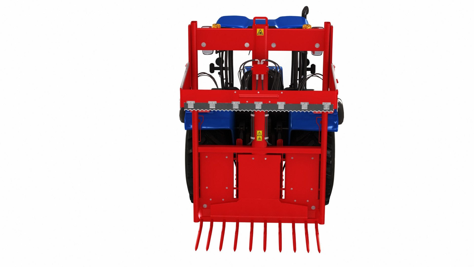 Tractor With Silage Cutter Model - TurboSquid 2018389