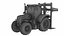 Tractor With Silage Cutter model