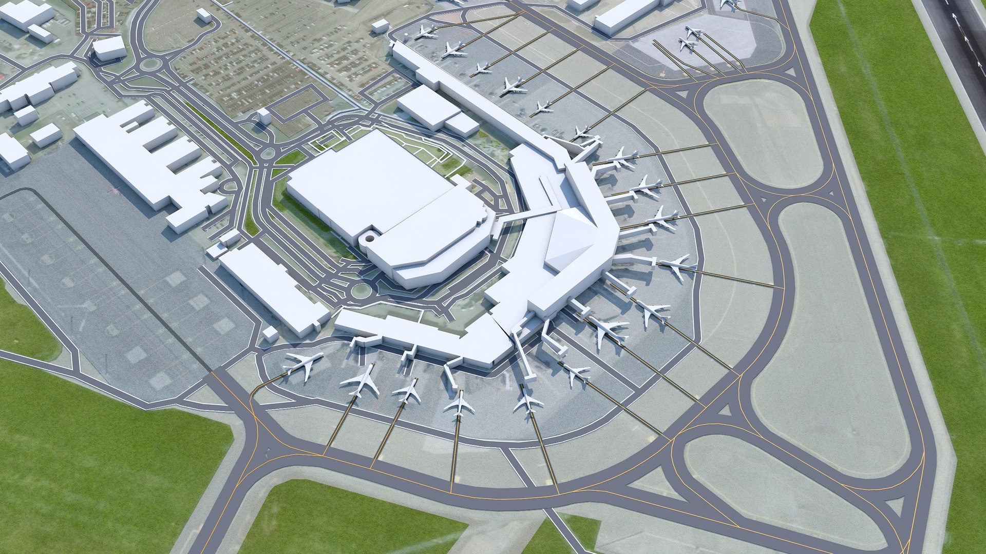 Stavanger Airport 3D Model - TurboSquid 2016214