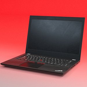 3D model Laptop - Thinkpad t480