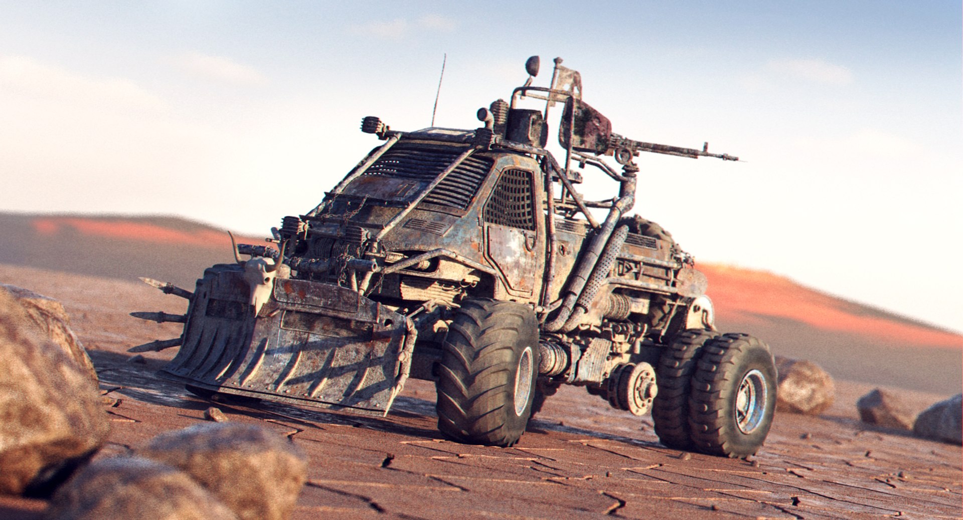 3d apocalyptic truck https://p.turbosquid.com/ts-thumb/rG/P19vIg/htIqkj3G/deserttruck_002/jpg/1463318663/1920x1080/fit_q87/df1f542f07d7b5122fff6d2c16807a447c0ab9fd/deserttruck_002.jpg