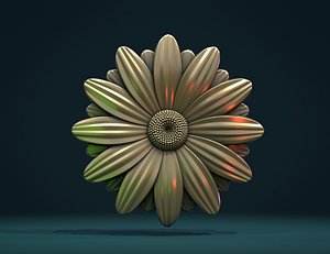 flower daisy 3D