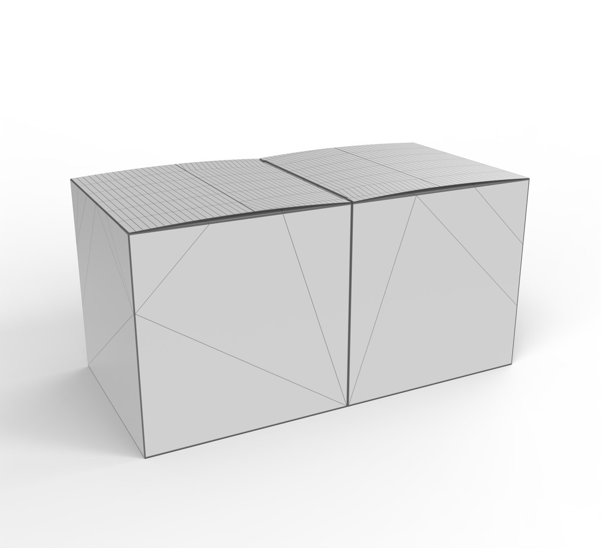 3D Double Box Packaging Box 150x150x150mm - TurboSquid 2318048
