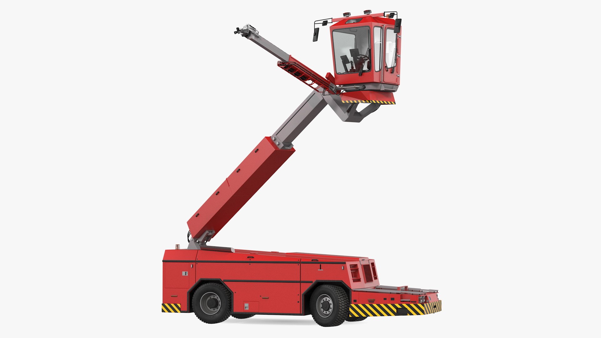Deicing Vehicle Working Position 3D model preview