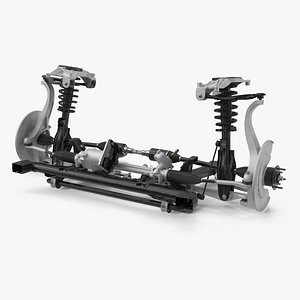 MacPherson Front Suspension Assembly with Rack-and-Pinion Steering