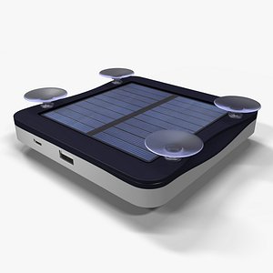 mobile solar charger 3D model