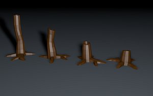 dead trees 3D model