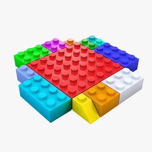 lego brick 3D model