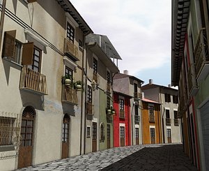 italy street 3d model