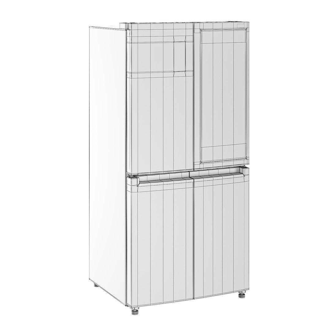Refrigerator Lg Gc-q22ftbkl 3D Model - TurboSquid 1584959