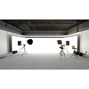 3D Lighting Studio Scene 3D Blend File Free model Free 3D model