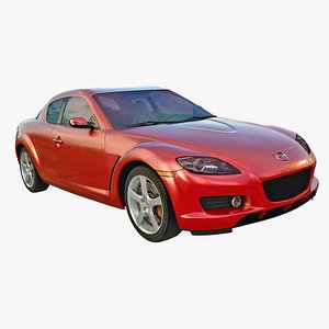 3d max mazda rx-8
