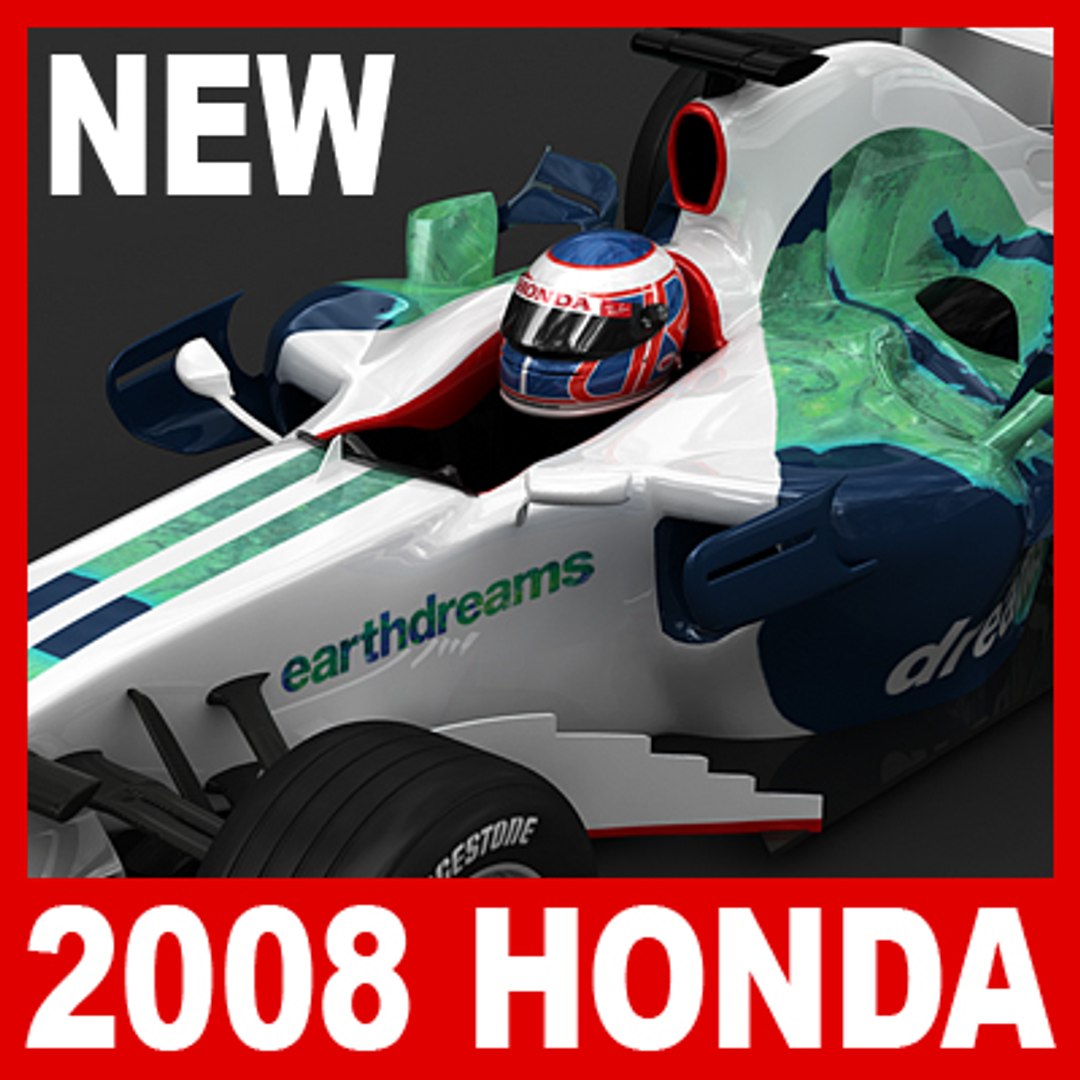 2008 1 honda ra108 3d model