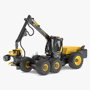 3D EcoLog 590G with EC 761 LF Harvester Heads