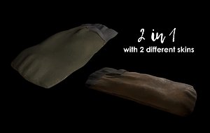 2 in 1 - Sleeping Bag with 2 different Skins