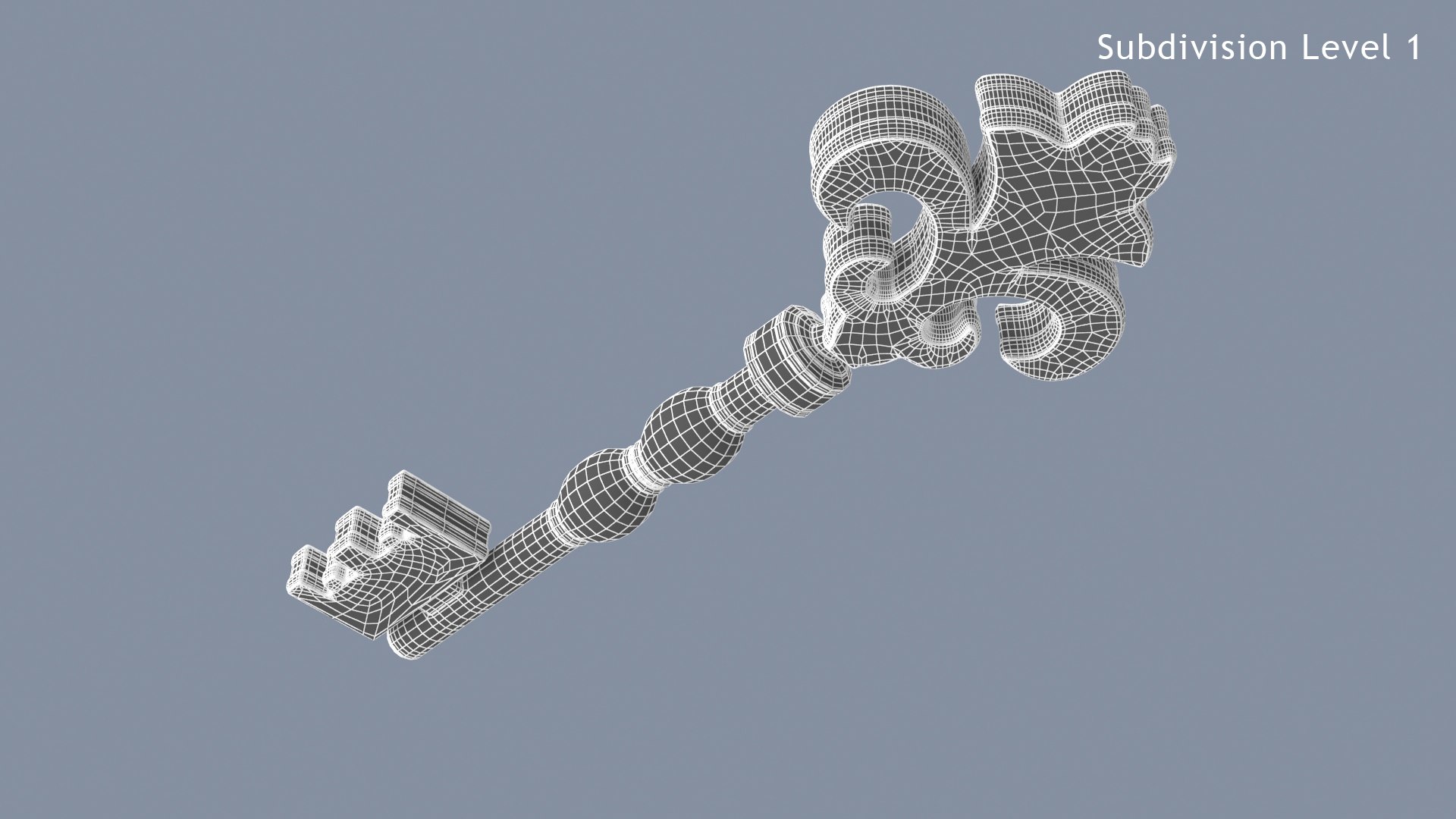 Key Silver 09 3D model - TurboSquid 2005882