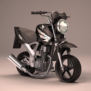 3d honda cbx toon bike model
